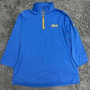 Under Armour UCLA Bruins Blue Quarter Zip Pullover Size XL
